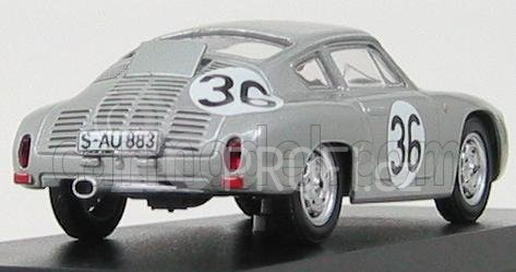 Best-model Porsche 1600gs Abarth N 36 Le Mans 1961 Linge - Pon 1:43 Silver