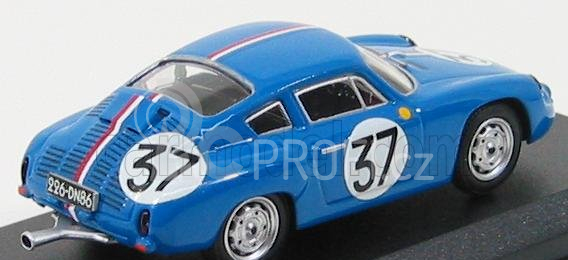 Best-model Porsche 1600gs Abarth N 37 24h Le Mans 1961 Buchet - Monneret 1:43 Blue