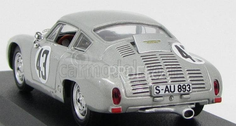 Best-model Porsche 1600gs Abarth N 43 Sebring 1963 E.barth 1:43 Silver
