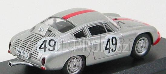 Best-model Porsche 1600gs Abarth N 49 Sebring 1962 Strle - Hahnl 1:43 Silver Red