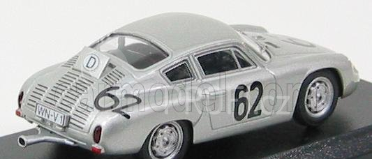 Best-model Porsche 1600gs Abarth N 62 Targa Florio 1963 Koch - Von Schroter 1:43 Silver