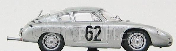 Best-model Porsche 1600gs Abarth N 62 Targa Florio 1963 Koch - Von Schroter 1:43 Silver