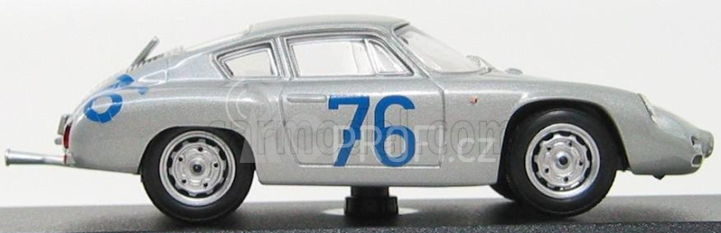 Best-model Porsche 1600gs Abarth N 76 Targa Florio 1963 A.pucci - P.e. Strahle 1:43 Silver