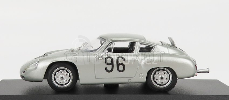 Best-model Porsche 356 Carrera Abarth N 96 Targa Florio 1961 Linge - Von Hanstein 1:43 Silver