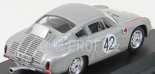 Best-model Porsche 356b 1600gs Carrera Gtl Abarth N 42 1:43, stříbrná