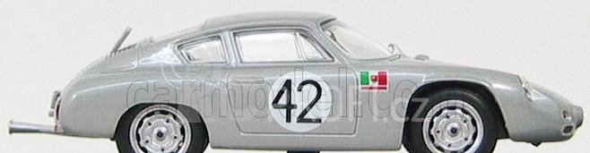 Best-model Porsche 356b 1600gs Carrera Gtl Abarth N 42 1:43, stříbrná