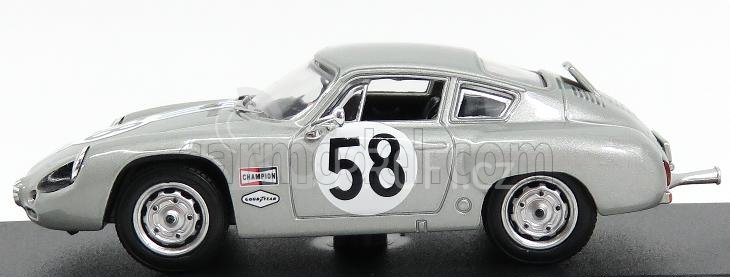 Best-model Porsche 356b Carrera Abarth Gtl N 58 12h Sebring 1963 Cassel - Sesslar 1:43 Grey