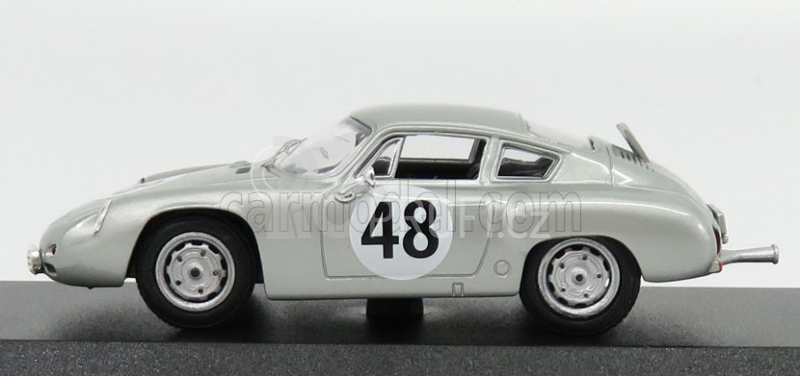 Best-model Porsche 356b Carrera Abarth N 48 7th 12h Sebring 1962 Gurney - Holbert 1:43 Silver