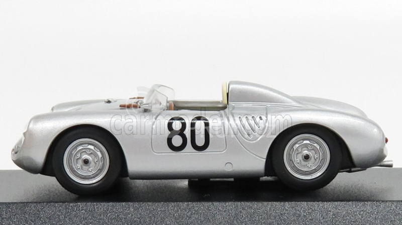 Best-model Porsche 550 Rs N 80 Targa Florio 1958 Scarlatti - Barth 1:43 Silver