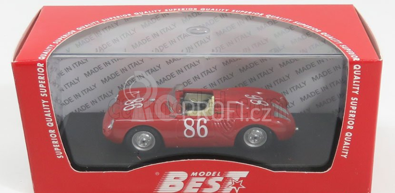 Best-model Porsche 550rs N 86 Governator's Trohpy 1958 F.campell 1:43 Red