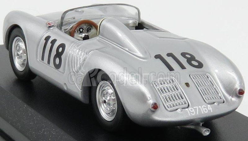 Best-model Porsche 550rs Spider N 118 2nd Targa Florio 1959 1:43 Silver