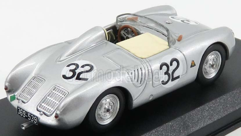 Best-model Porsche 550rs Spider N 32 24h Le Mans 1958 Godin De Beaufort - Linge 1:43 Silver