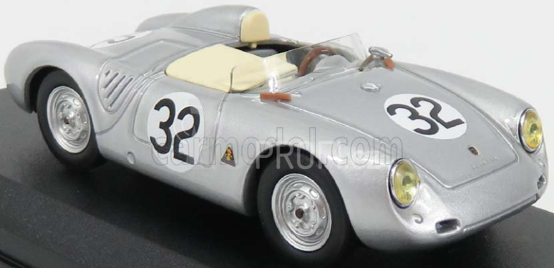 Best-model Porsche 550rs Spider N 32 24h Le Mans 1958 Godin De Beaufort - Linge 1:43 Silver