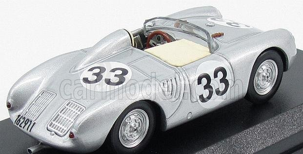 Best-model Porsche 550rs Spider N 33 24h Le Mans 1957 Herrmann - Frankenberg 1:43 Silver