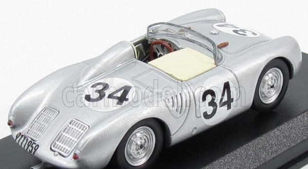 Best-model Porsche 550rs Spider N 33 24h Le Mans 1957 Storez - Crawford 1:43 Silver