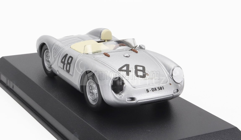 Best-model Porsche 550rs Spider N 48 1000km Buenos Aires 1958 Stirling Moss - Jean Behra 1:43 Silver