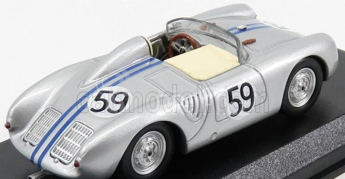 Best-model Porsche 550rs Spider N 59 24h Le Mans 1958 Schiller - Tot 1:43 Silver