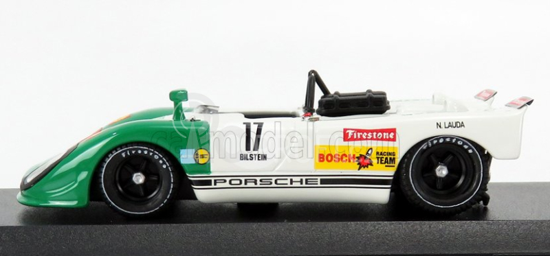 Best-model Porsche 908/02 Flunder N 17 Rennen Aachen Nurburgring 1970 Niki Lauda 1:43 Bílá Zelená