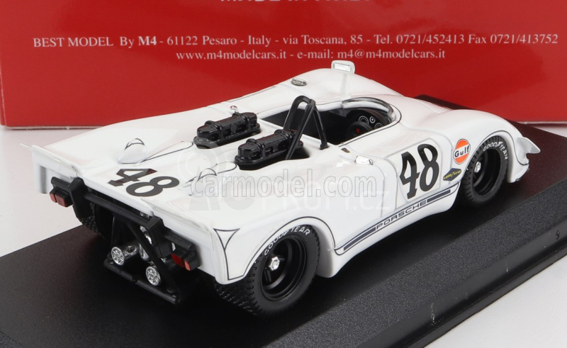 Best-model Porsche 908/02 Flunder Spider N 48 1:43, bílá