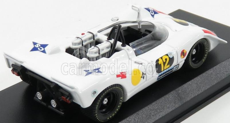 Best-model Porsche 908/02 N 12 2nd 1000km Buenos Aires 1970 Roig - Rindt 1:43 Bílá