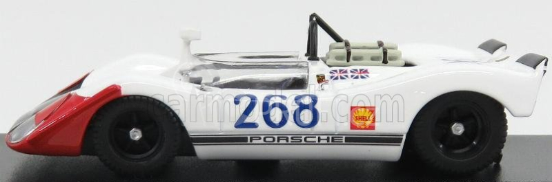 Best-model Porsche 908/02 N 968 Targa Florio 1969 Redman - Attwood 1:43 Bílá Červená