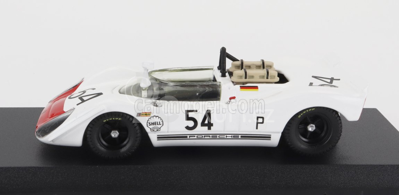 Best-model Porsche 908/02 Spider N 54 6h Brands Hatch 1969 G.mitter - U.schutz 1:43 Bílá Červená