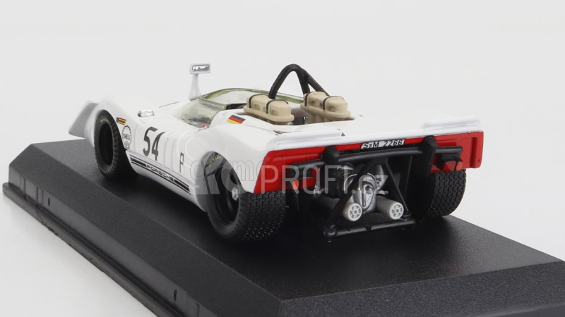 Best-model Porsche 908/02 Spider N 54 6h Brands Hatch 1969 G.mitter - U.schutz 1:43 Bílá Červená