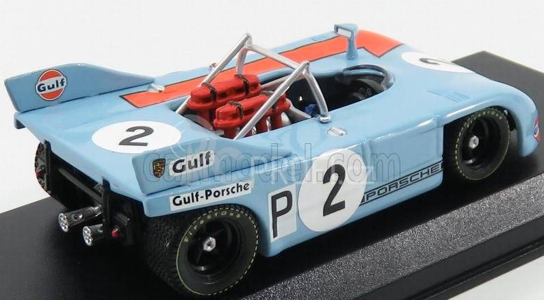 Best-model Porsche 908/03 N 2 1000km Nurburgring 1971 Bell - Siffert 1:43 Světle Modrá