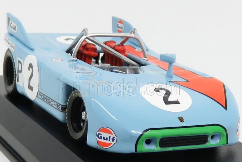 Best-model Porsche 908/03 N 2 1000km Nurburgring 1971 Bell - Siffert 1:43 Světle Modrá