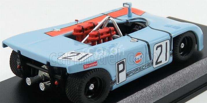 Best-model Porsche 908/03 N 21 1000km Nurburgring 1970 Rodriguez - Kinnunen 1:43 Světle Modrá Oranžová