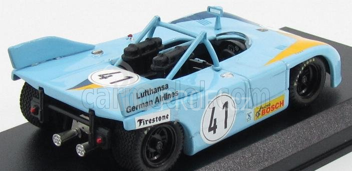 Best-model Porsche 908/03 N 41 2nd Nurburgring Interserie 1972 R.jost 1:43 Světle Modrá