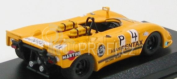 Best-model Porsche 908/2 Flunder Spider N 4 Nurburgring 1970 Grager - Leuze 1:43 Žlutá