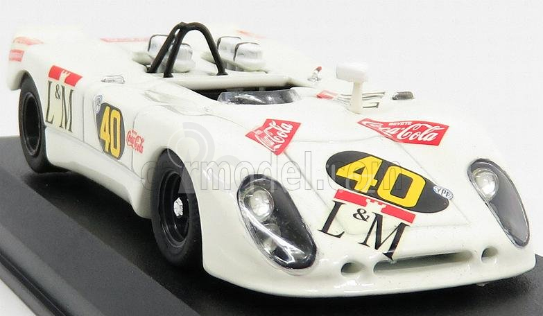 Best-model Porsche 908/2 Flunder Spider N 40 Temporada 1970 Decadenet - Pairetti 1:43 Bílá