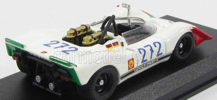 Best-model Porsche 908/2 N 272 Targa Florio 1969 Kauhsen - Van Wendt 1:43 Bílá Červená Zelená