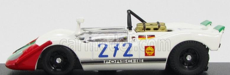Best-model Porsche 908/2 N 272 Targa Florio 1969 Kauhsen - Van Wendt 1:43 Bílá Červená Zelená