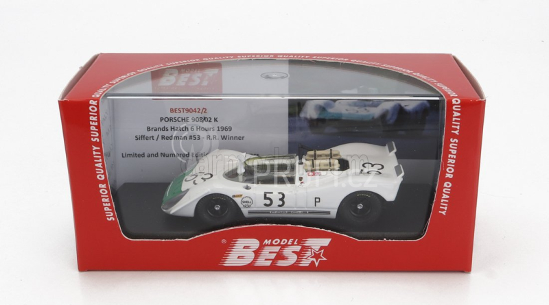 Best-model Porsche 908/2 Spider N 53 1:43, bílá