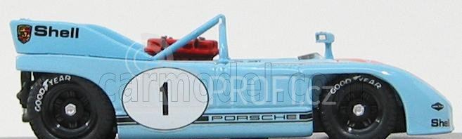 Best-model Porsche 908/3 N 1 Brans-hatch 1972 Jost - Casoni 1:43 Světle Modrá Oranžová
