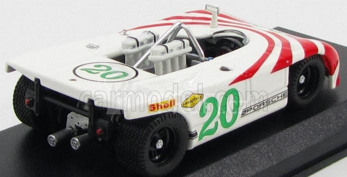 Best-model Porsche 908/3 N 20 Targa Florio 1970 Elford - Herrmann 1:43 Bílá Červená