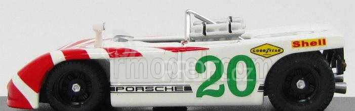 Best-model Porsche 908/3 N 20 Targa Florio 1970 Elford - Herrmann 1:43 Bílá Červená