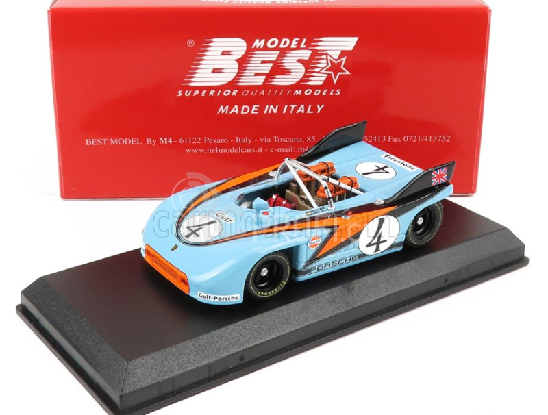 Best-model Porsche 908/3 Spider N 4 1:43, světle modrá