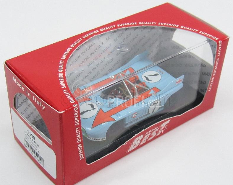 Best-model Porsche 908/3 Spider N 7 Targa Florio 1971 J.siffert - B.redman 1:43 Světle Modrá