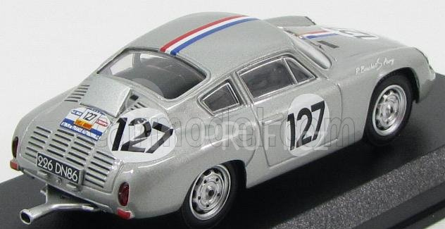 Best-model Porsche Abarth Coupe N 127 Tour De France 1961 Bouchet - Aury 1:43 Silver