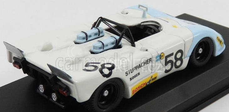 Best-model Porsche Flunder N 58 24h Le Mans 1972 Roser - Stuppacher 1:43 Bílá Světle Modrá