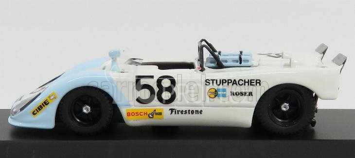 Best-model Porsche Flunder N 58 24h Le Mans 1972 Roser - Stuppacher 1:43 Bílá Světle Modrá