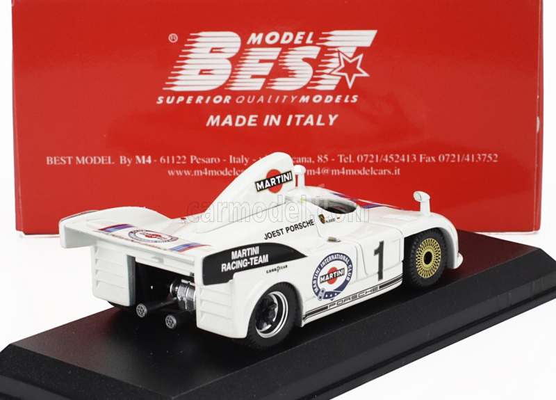 Best-model Porsche Porsche 908/4 Team Martini Racing N 1 Press 1978 1:43 Bílá