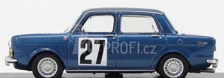 Best-model Simca Abarth 1150 4-door N 27 Rally De Franche-comte' 1967 1:43 Blue