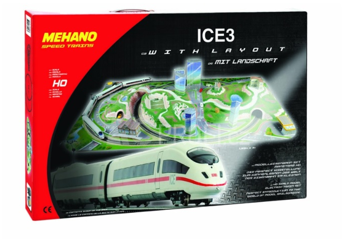 BAZAR - MEHANO Speed train ICE3 s maketou tratě