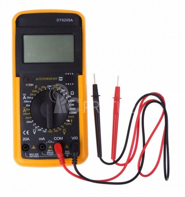 Multimetr DT9205A s LCD displayem