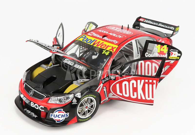 Biante model cars Holden Vf Commodore V8 Team Lockwood Racing N 14 1:18, červená