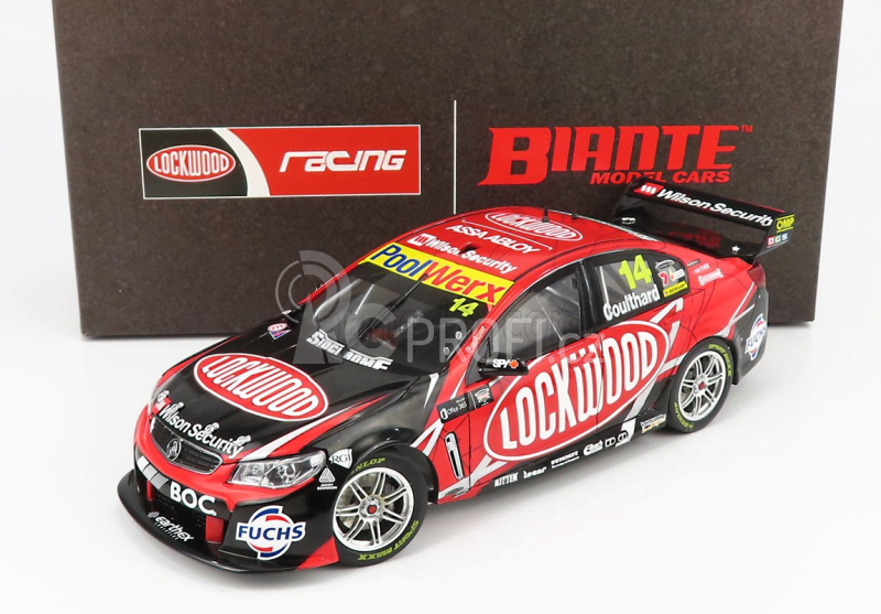 Biante model cars Holden Vf Commodore V8 Team Lockwood Racing N 14 1:18, červená